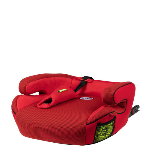 HEYNER SafeUpFix Comfort XL Kindersitz Sitzerhhung mit Isofix Racing Red