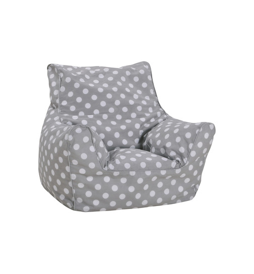 knorrtoys Kindersitzsack Grey White Dots
