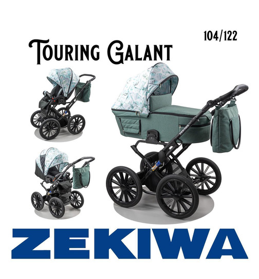 Zekiwa Touring Galant Kombikinderwagen Mint mit Luftrdern