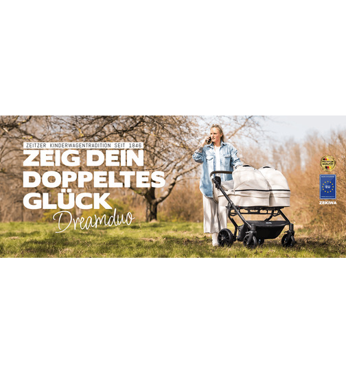 Zekiwa Dream Duo Geschwisterwagen Zwillingswagen