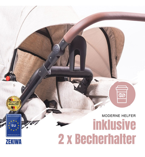 Zekiwa Dream Duo Geschwisterwagen Zwillingswagen