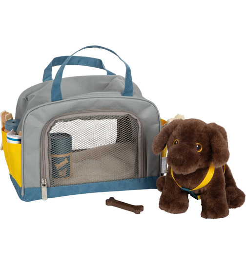 small foot Hund mit Tasche und Pflege-Set