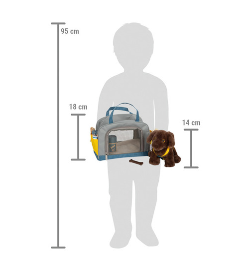 small foot Hund mit Tasche und Pflege-Set