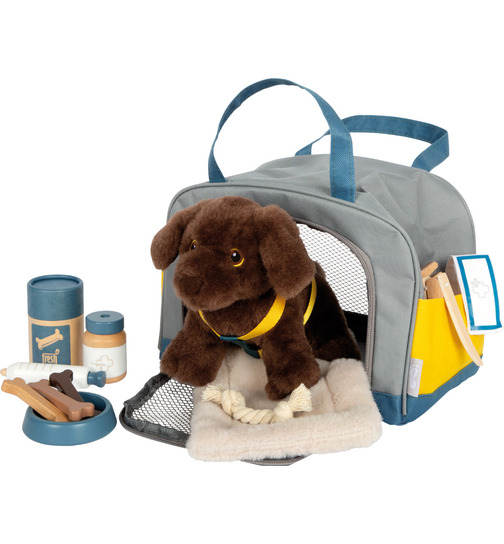 small foot Hund mit Tasche und Pflege-Set